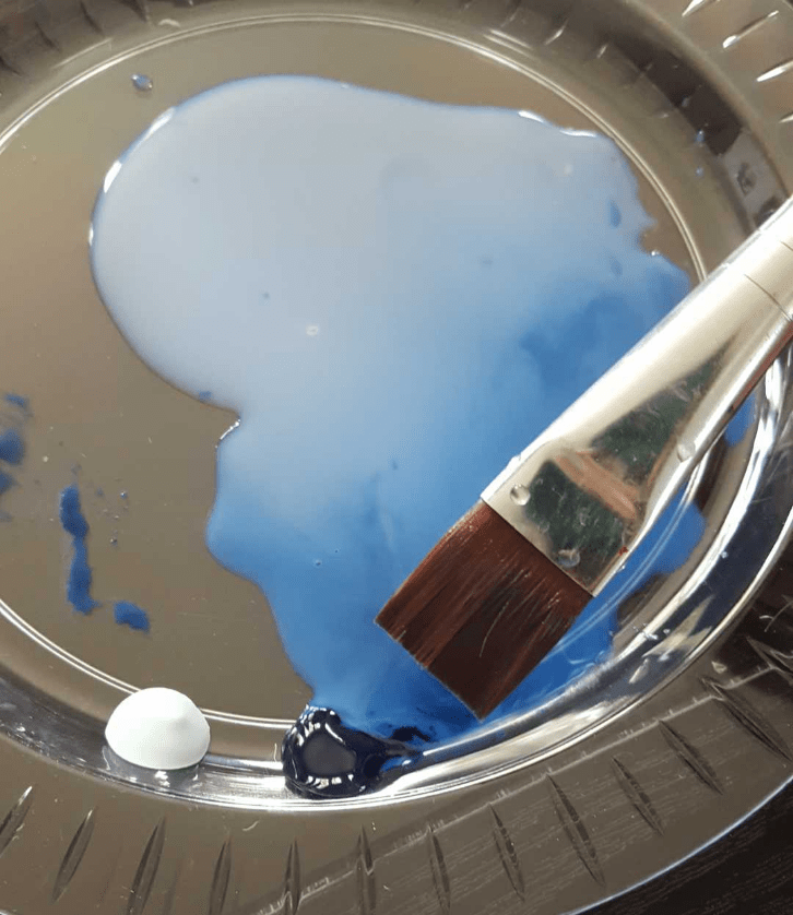 “Staining” wood with&nbsp;acrylics